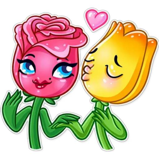 Набор стикеров Rosas🌹amorosas для WhatsApp 5