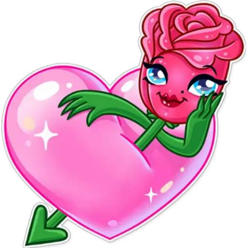 Набор стикеров Rosas🌹amorosas для WhatsApp 7