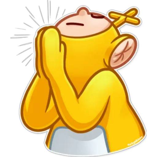 Набор стикеров 💜💚ᴛᴇʟᴇᴛᴜʙʙɪᴇs❤️💛 для WhatsApp 11