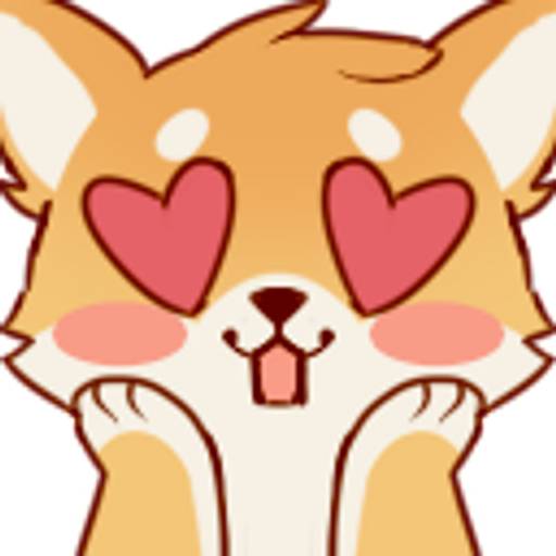 Набор стикеров shiba для WhatsApp 1