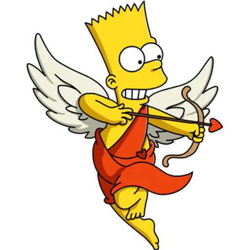 Набор стикеров Simpson для WhatsApp 16