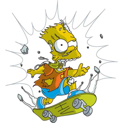 Набор стикеров Simpson для WhatsApp 21