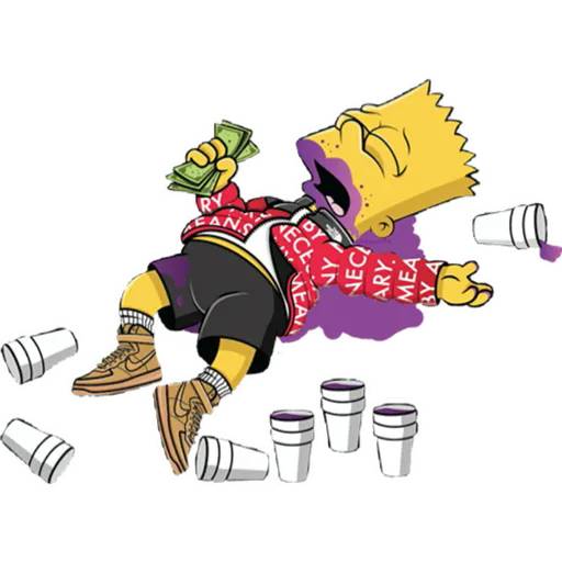 Набор стикеров Simpson для WhatsApp 27