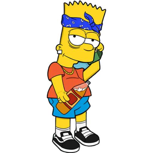 Набор стикеров Simpson для WhatsApp 28