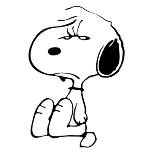 Набор стикеров Snoopy для WhatsApp 1