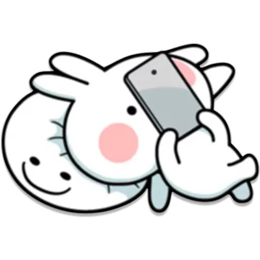 Набор стикеров Spoiled Rabbit 3 для WhatsApp 11