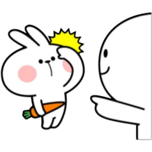 Набор стикеров Spoiled Rabbit 3 для WhatsApp 12
