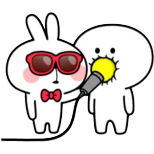Набор стикеров Spoiled Rabbit 3 для WhatsApp 13