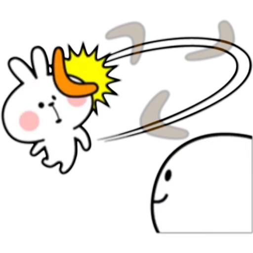 Набор стикеров Spoiled Rabbit 3 для WhatsApp 18