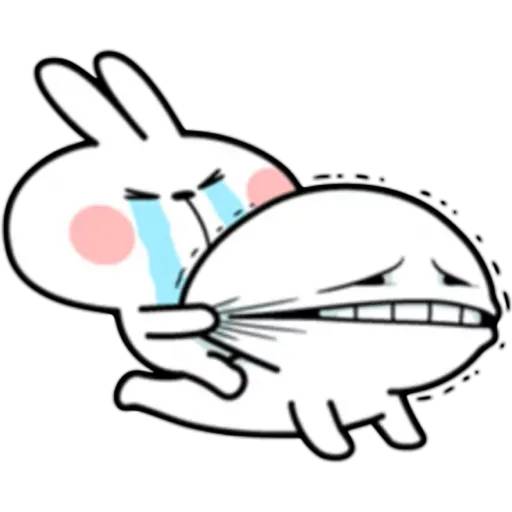 Набор стикеров Spoiled Rabbit 3 для WhatsApp 19