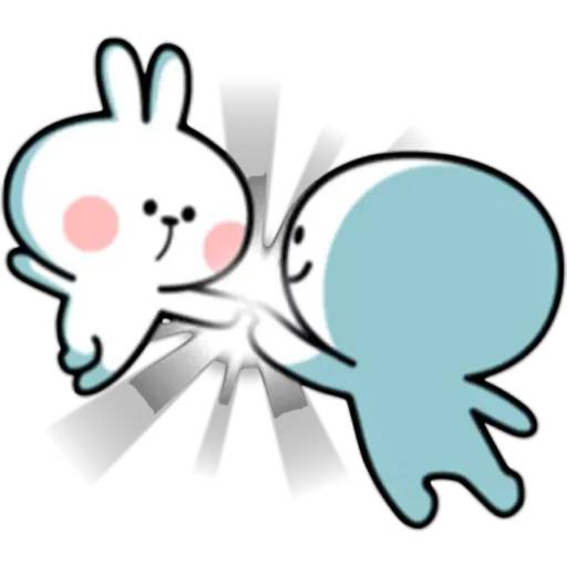 Набор стикеров Spoiled Rabbit 3 для WhatsApp 2