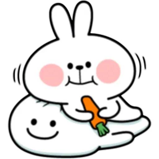 Набор стикеров Spoiled Rabbit 3 для WhatsApp 20