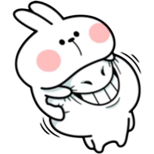 Набор стикеров Spoiled Rabbit 3 для WhatsApp 22