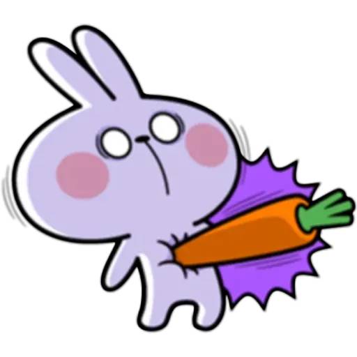 Набор стикеров Spoiled Rabbit 3 для WhatsApp 25