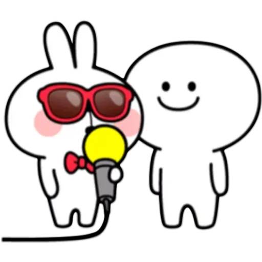 Набор стикеров Spoiled Rabbit 3 для WhatsApp 26