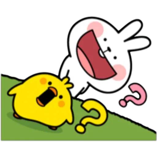 Набор стикеров Spoiled Rabbit 3 для WhatsApp 27