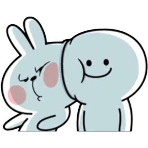 Набор стикеров Spoiled Rabbit 3 для WhatsApp 30