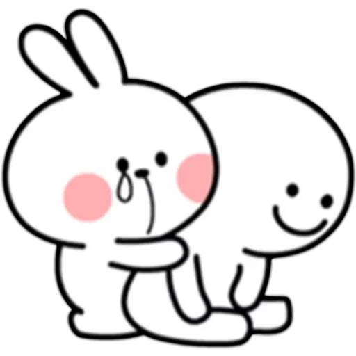 Набор стикеров Spoiled Rabbit для WhatsApp 1
