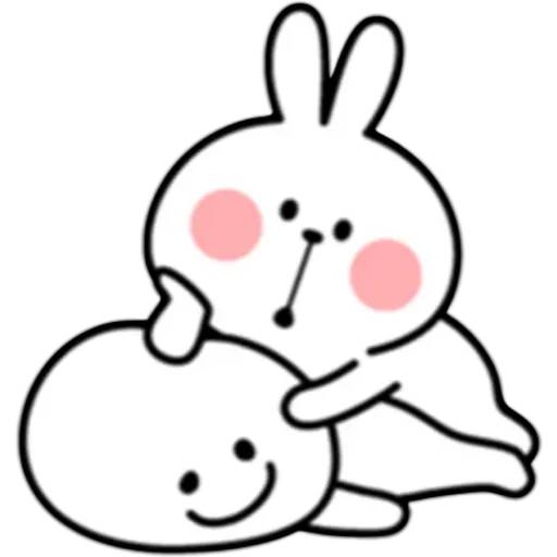 Набор стикеров Spoiled Rabbit для WhatsApp 12