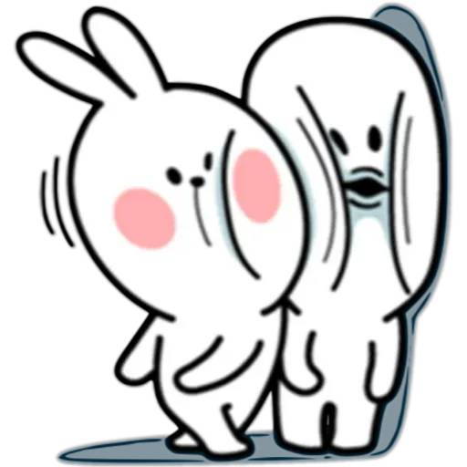 Набор стикеров Spoiled Rabbit для WhatsApp 13