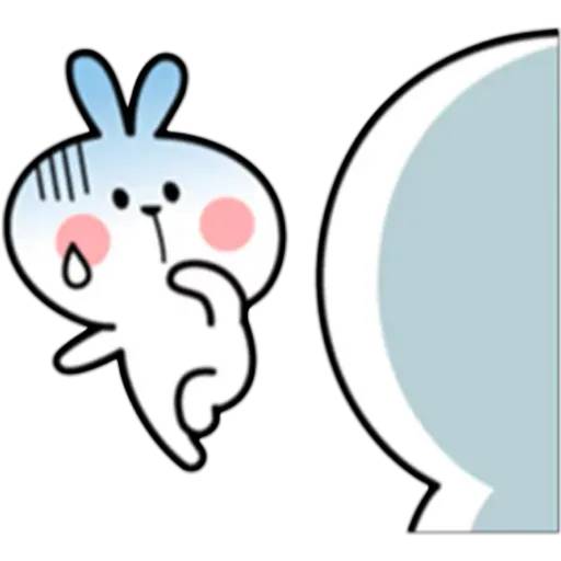 Набор стикеров Spoiled Rabbit для WhatsApp 15