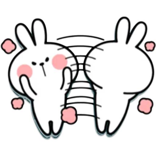 Набор стикеров Spoiled Rabbit для WhatsApp 17