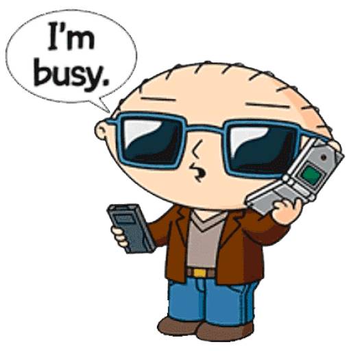 Набор стикеров Stewie Griffin для WhatsApp 19