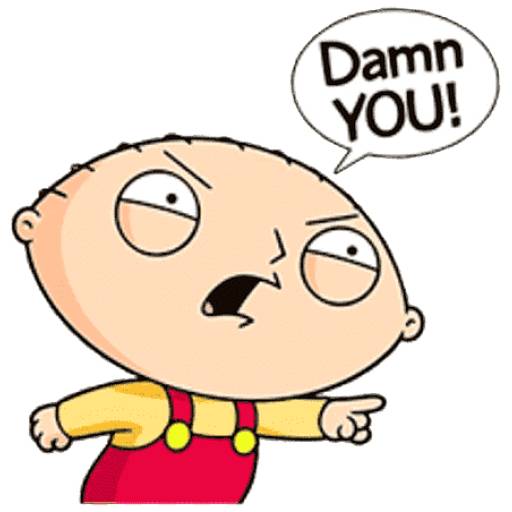 Набор стикеров Stewie Griffin для WhatsApp 27