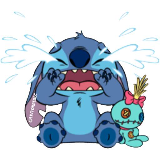 Набор стикеров STITCH 1 для WhatsApp 1