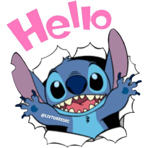 Набор стикеров STITCH 1 для WhatsApp 18