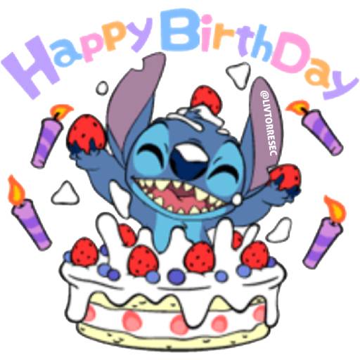 Набор стикеров STITCH 1 для WhatsApp 19