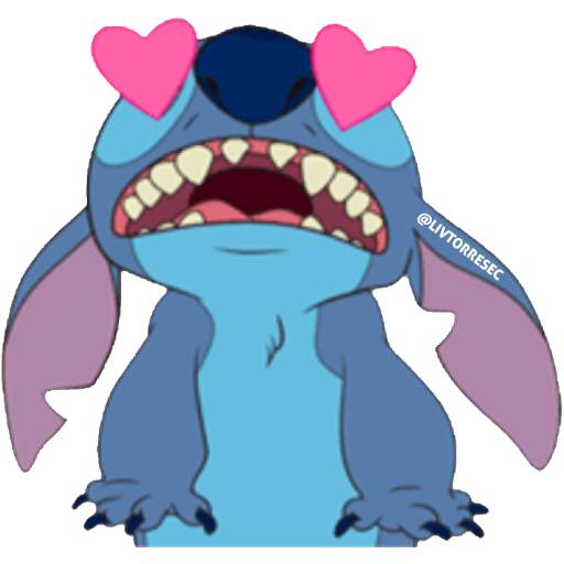 Набор стикеров STITCH 1 для WhatsApp 20