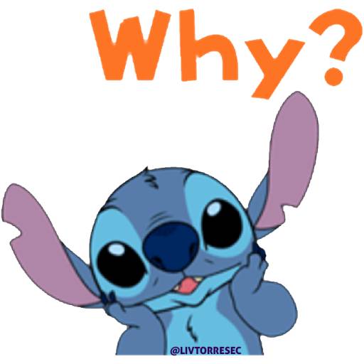 Набор стикеров STITCH 1 для WhatsApp 26