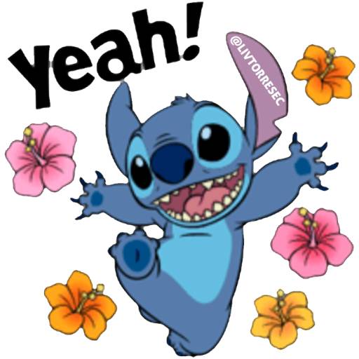 Набор стикеров STITCH 2 для WhatsApp 17