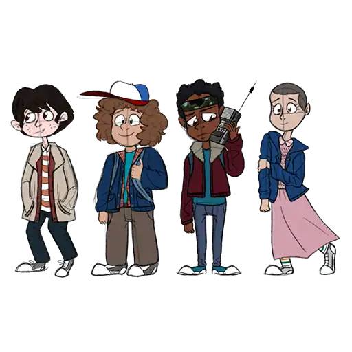 Набор стикеров Stranger Things для WhatsApp 22