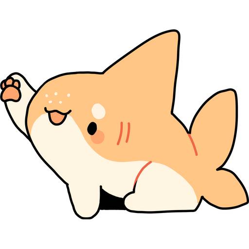 Набор стикеров Taco the Sharkie для WhatsApp 4