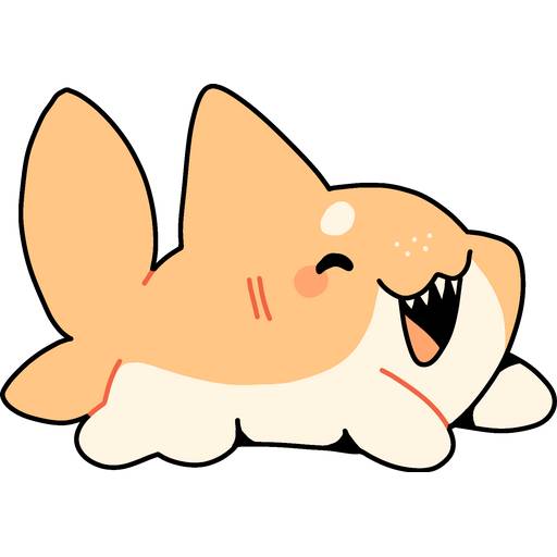 Набор стикеров Taco the Sharkie для WhatsApp 5