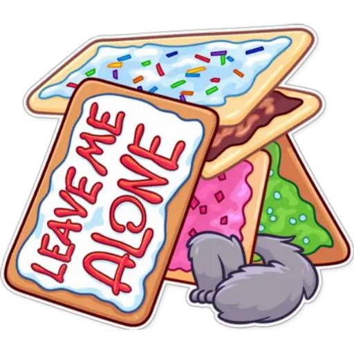 Набор стикеров Tart cat для WhatsApp 1