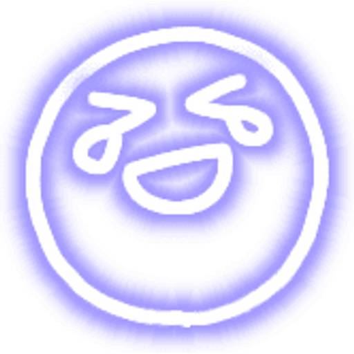 Набор стикеров 🌟Very shiny neon emojis 3🌟byYessy для WhatsApp 12