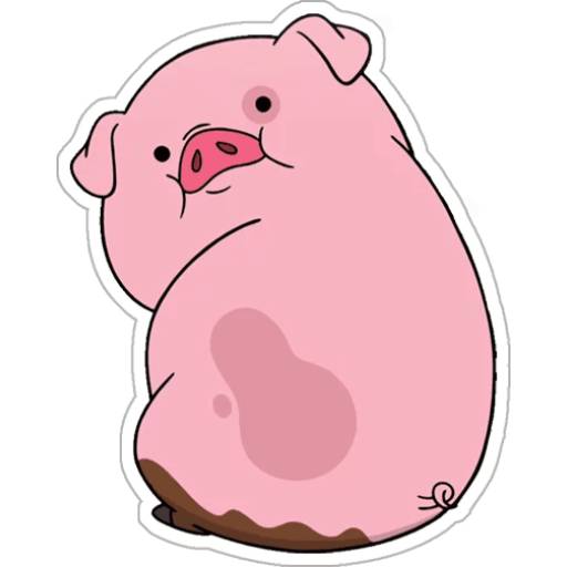Набор стикеров Waddles для WhatsApp 1