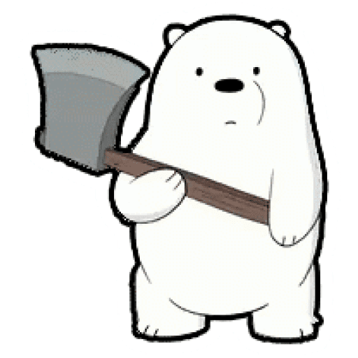 Набор стикеров We Bare Bears Babies для WhatsApp 13