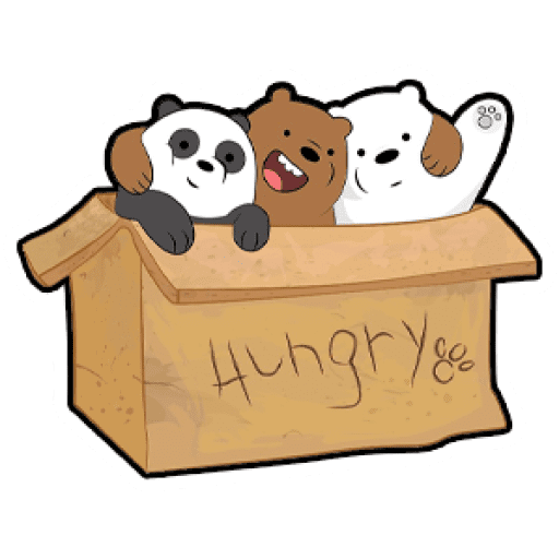 Набор стикеров We Bare Bears Babies для WhatsApp 15
