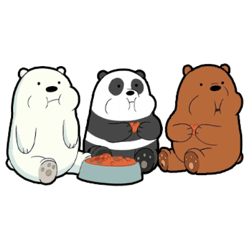 Набор стикеров We Bare Bears Babies для WhatsApp 16