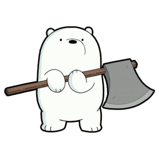 Набор стикеров We Bare Bears Babies для WhatsApp 18