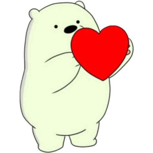 Набор стикеров We Bare Bears для WhatsApp 1