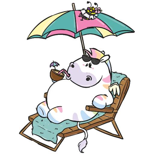 Набор стикеров Zebrasus & Hummel для WhatsApp 13