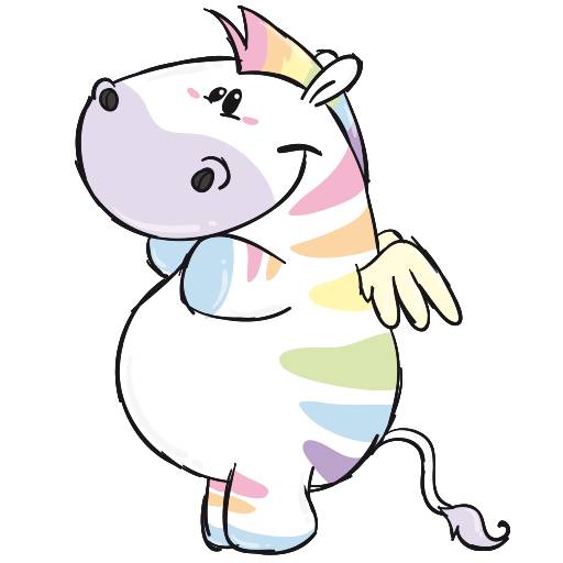 Набор стикеров Zebrasus & Hummel для WhatsApp 17