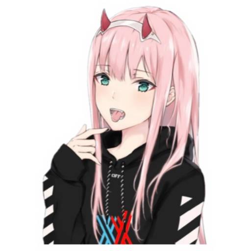 Набор стикеров Zero Two для WhatsApp 21