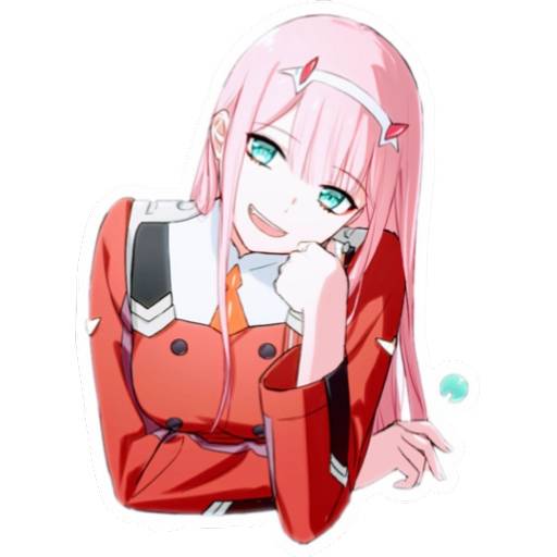 Набор стикеров Zero Two для WhatsApp 26