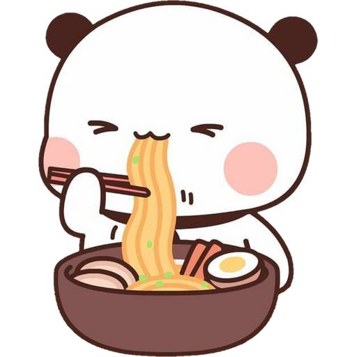 Набор стикеров 04 Panda Bear для WhatsApp 1